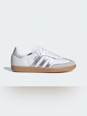 adidas Samba Sneakers - Cloud White / Silver Metallic / Grey One